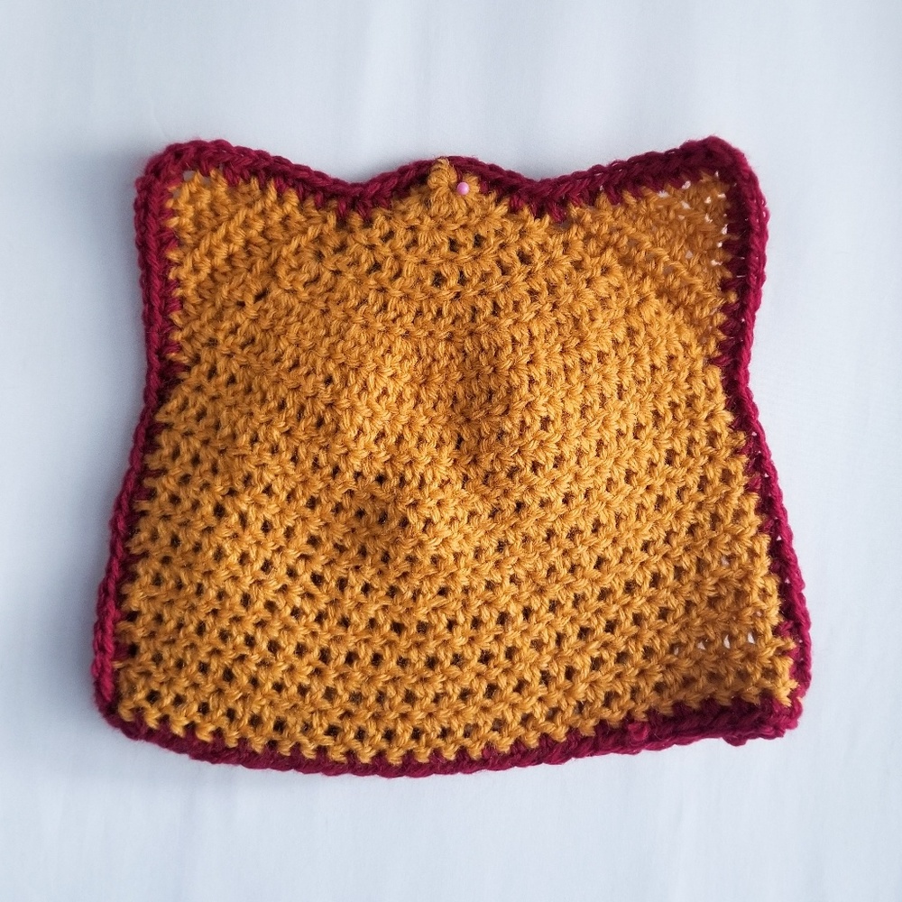 Fall Favorite Kitty Cat Ear Hat Handmade Crochet